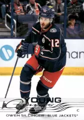 Карточка NHL Owen Sillinger Columbus Blue Jackets/Оуэн Силлинджер Коламбус НХЛ