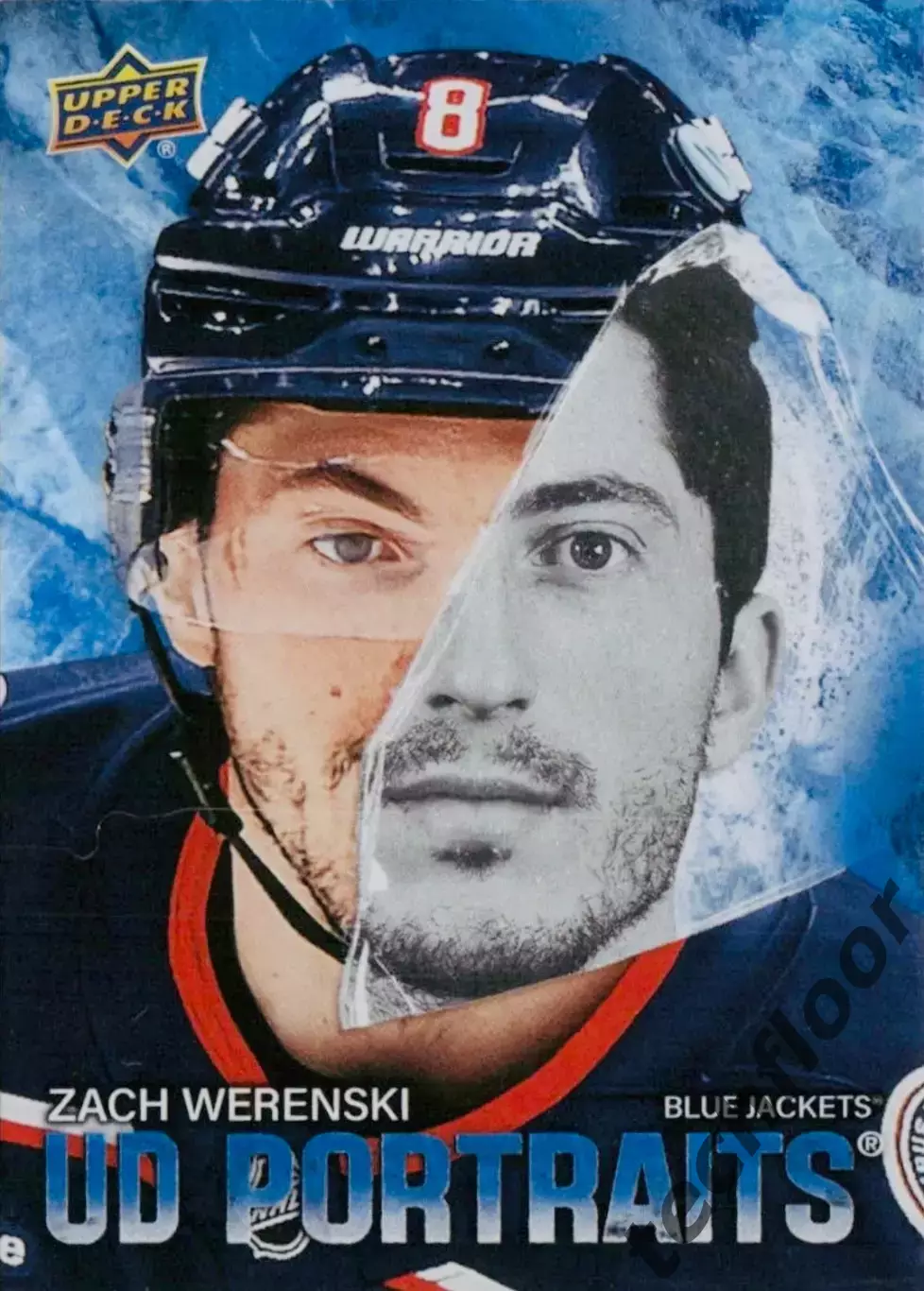 Карточка NHL Zach Werenski Columbus Blue Jackets/Зак Веренски Коламбус НХЛ