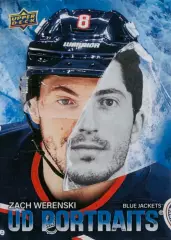 Карточка NHL Zach Werenski Columbus Blue Jackets/Зак Веренски Коламбус НХЛ