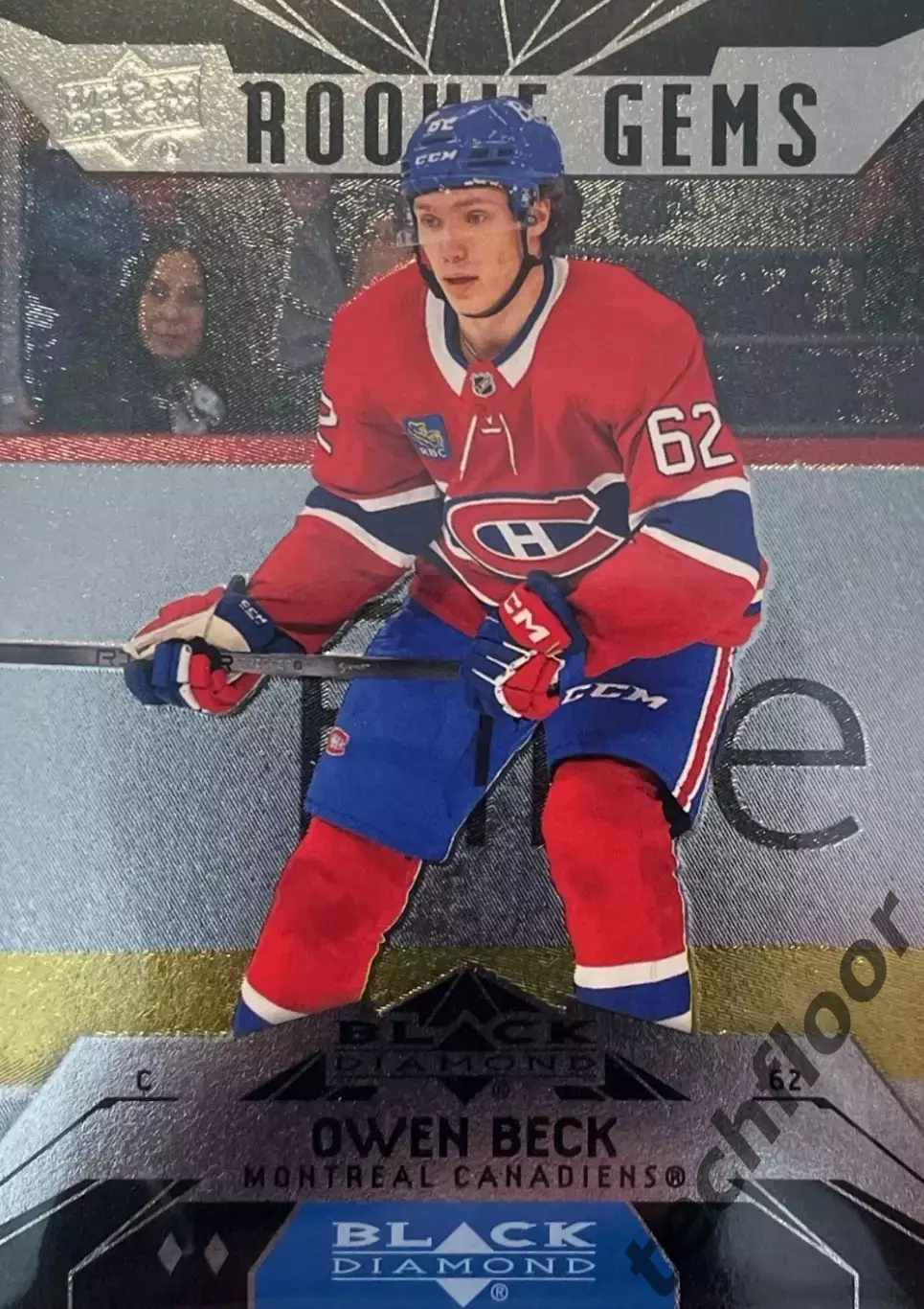 Карточка NHL Owen Beck Montreal Canadiens/Оуэн Бек Монреаль НХЛ