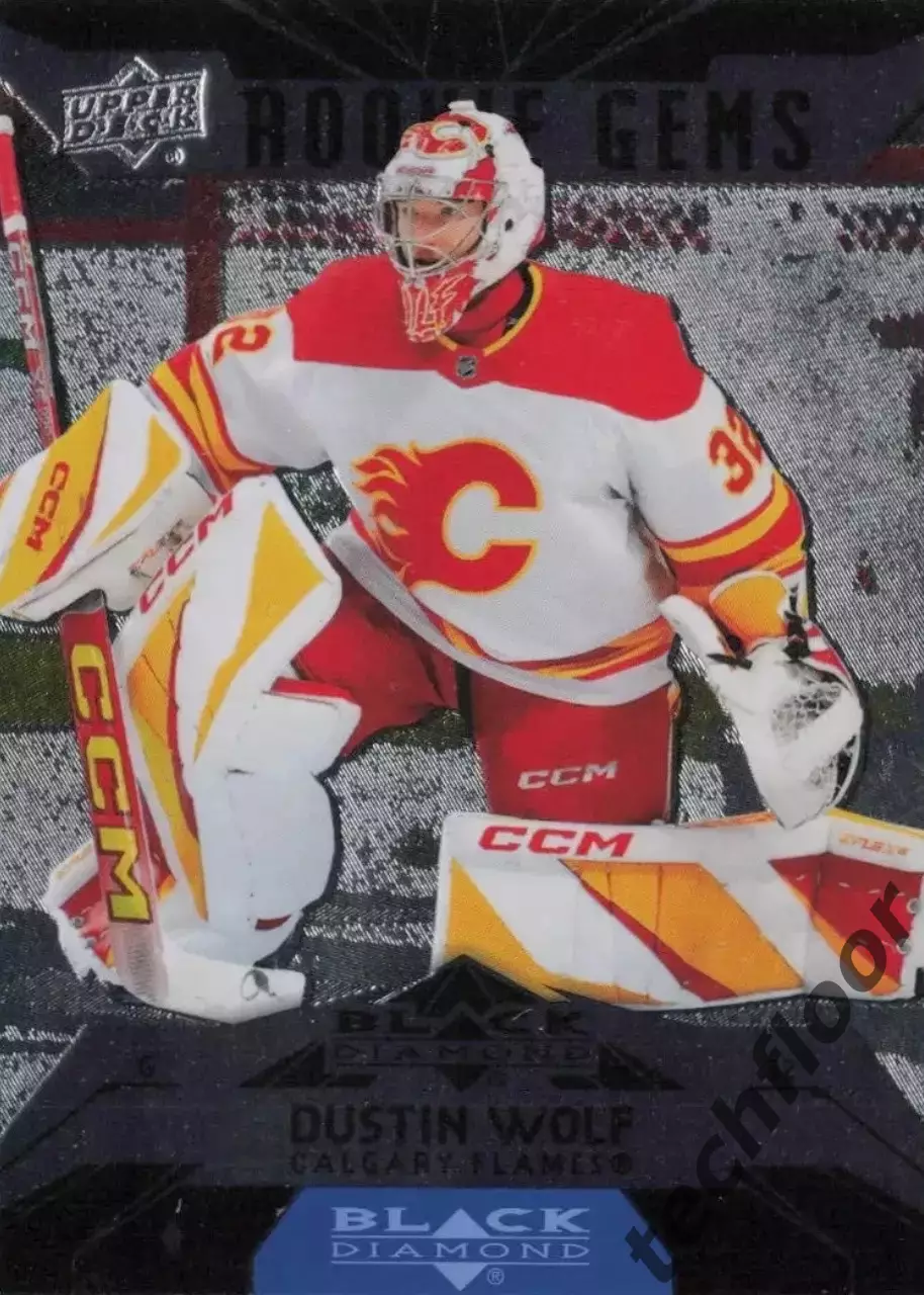 Карточка NHL Dustin Wolf Calgary Flames/ Дастин Вольф Калгари НХЛ