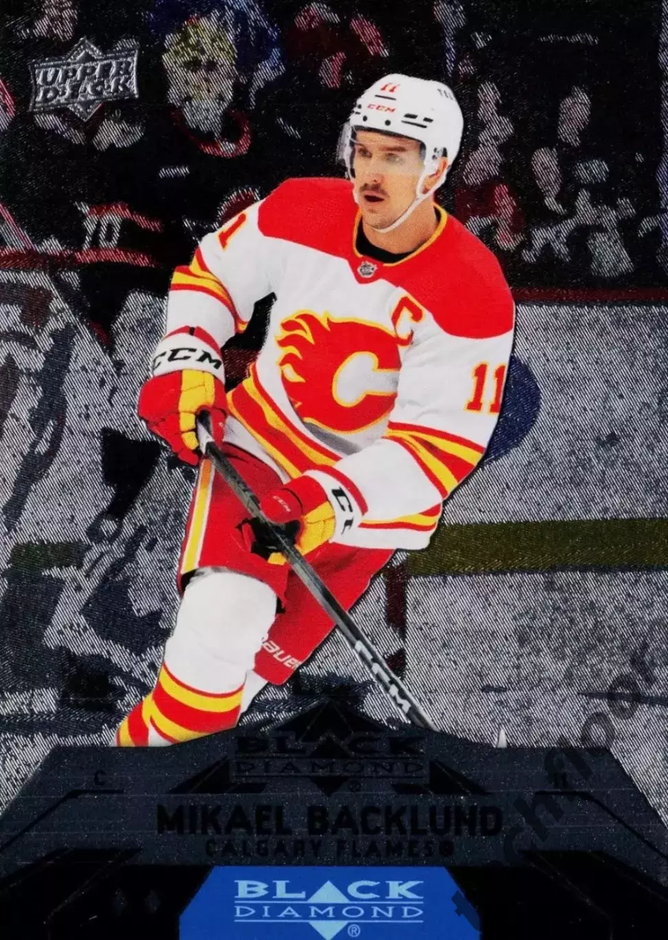 Карточка NHL Mikael Backlund Calgary Flames/ Микаэль Баклунд Калгари НХЛ