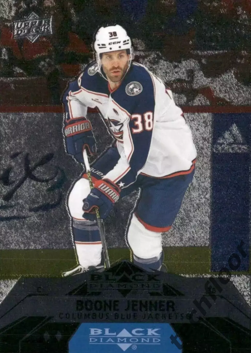 Карточка NHL Boone Jenner Columbus Blue Jackets/ Бун Дженнер Коламбус НХЛ