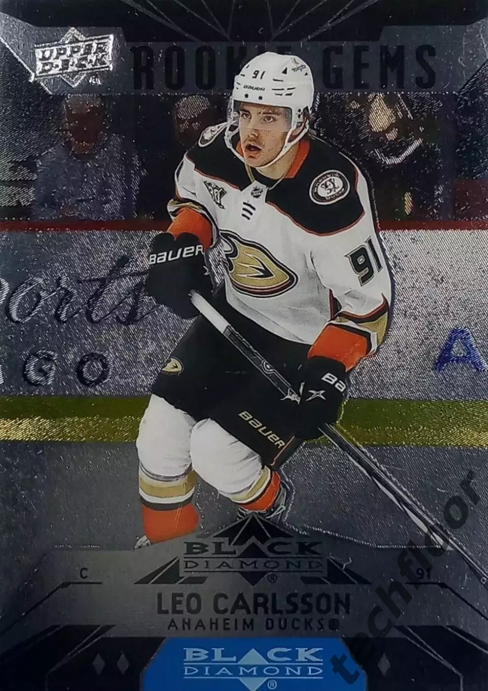 Карточка NHL Leo Carlsson Anaheim Ducks/ Лео Карлссон Анахайм НХЛ