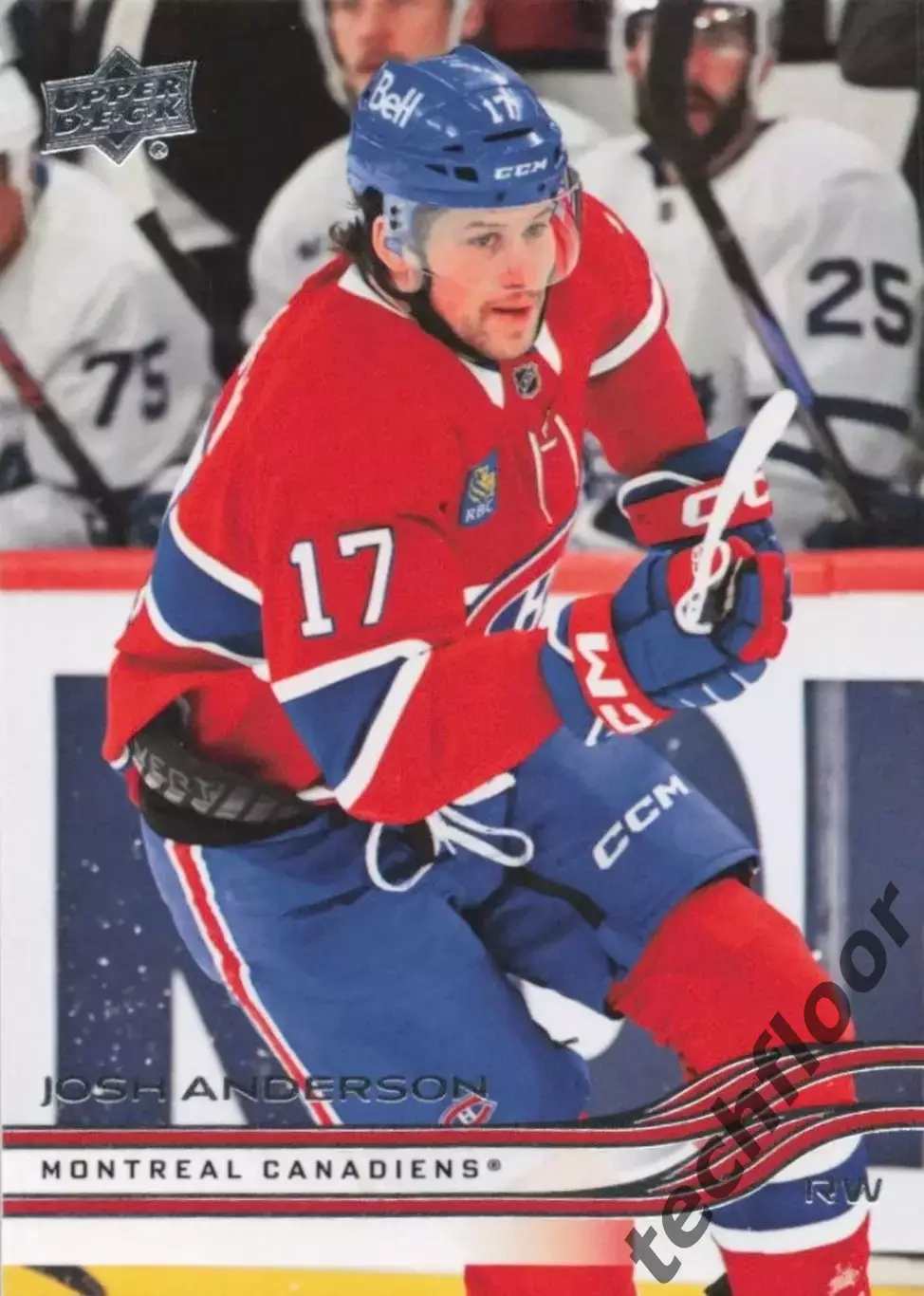 Карточка NHL Josh Anderson Montreal Canadiens/Джош Андерсон Монреаль НХЛ
