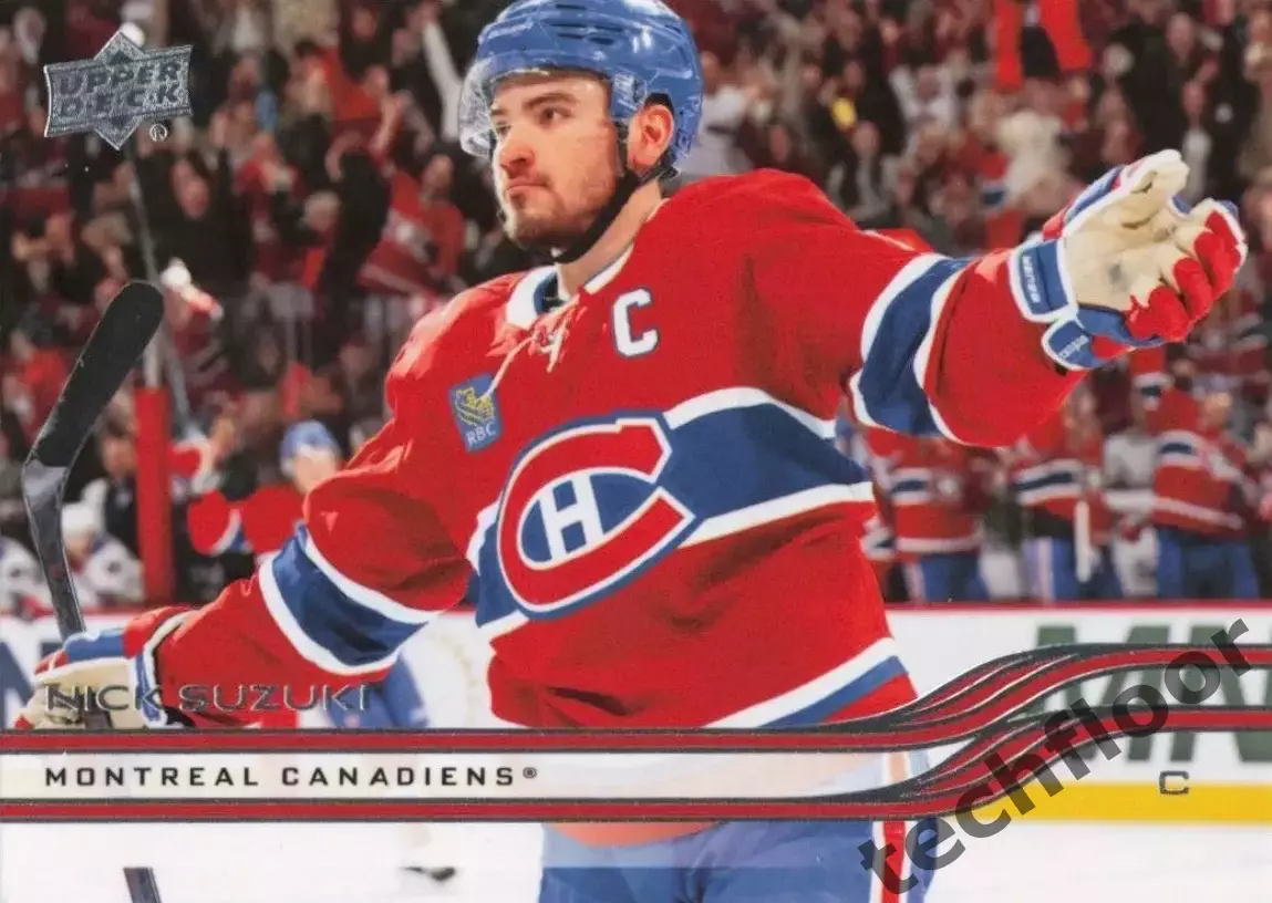 Карточка NHL Nick Suzuki Montreal Canadiens / Ник Сузуки НХЛ Монреаль