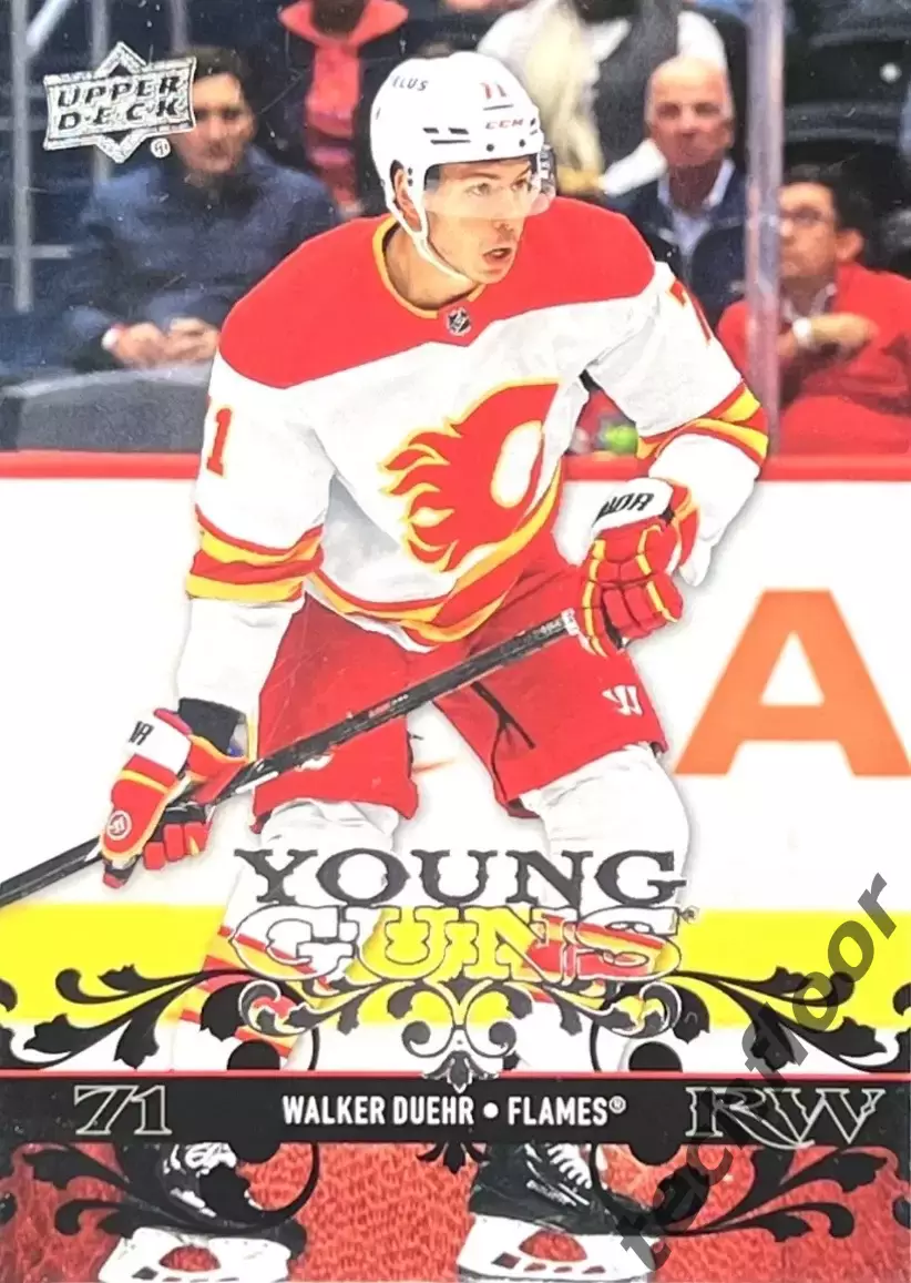 Карточка NHL Walker Duehr Calgary Flames/ Уокер Дьюэр Калгари НХЛ