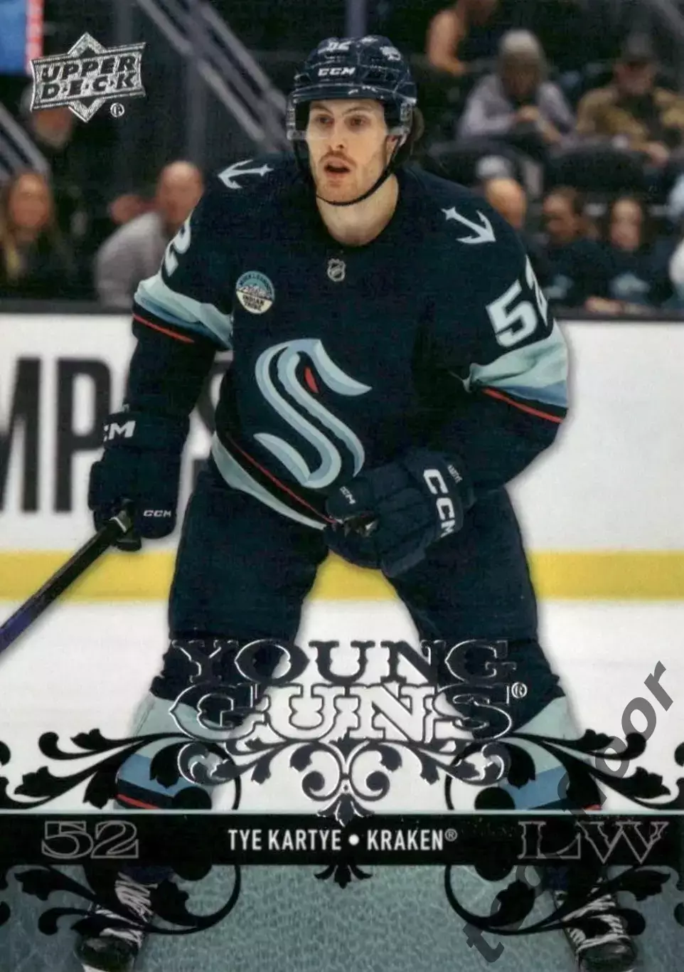 Карточка NHL Tye Kartye Seattle Kraken/Тай Картье Сиэтл НХЛ