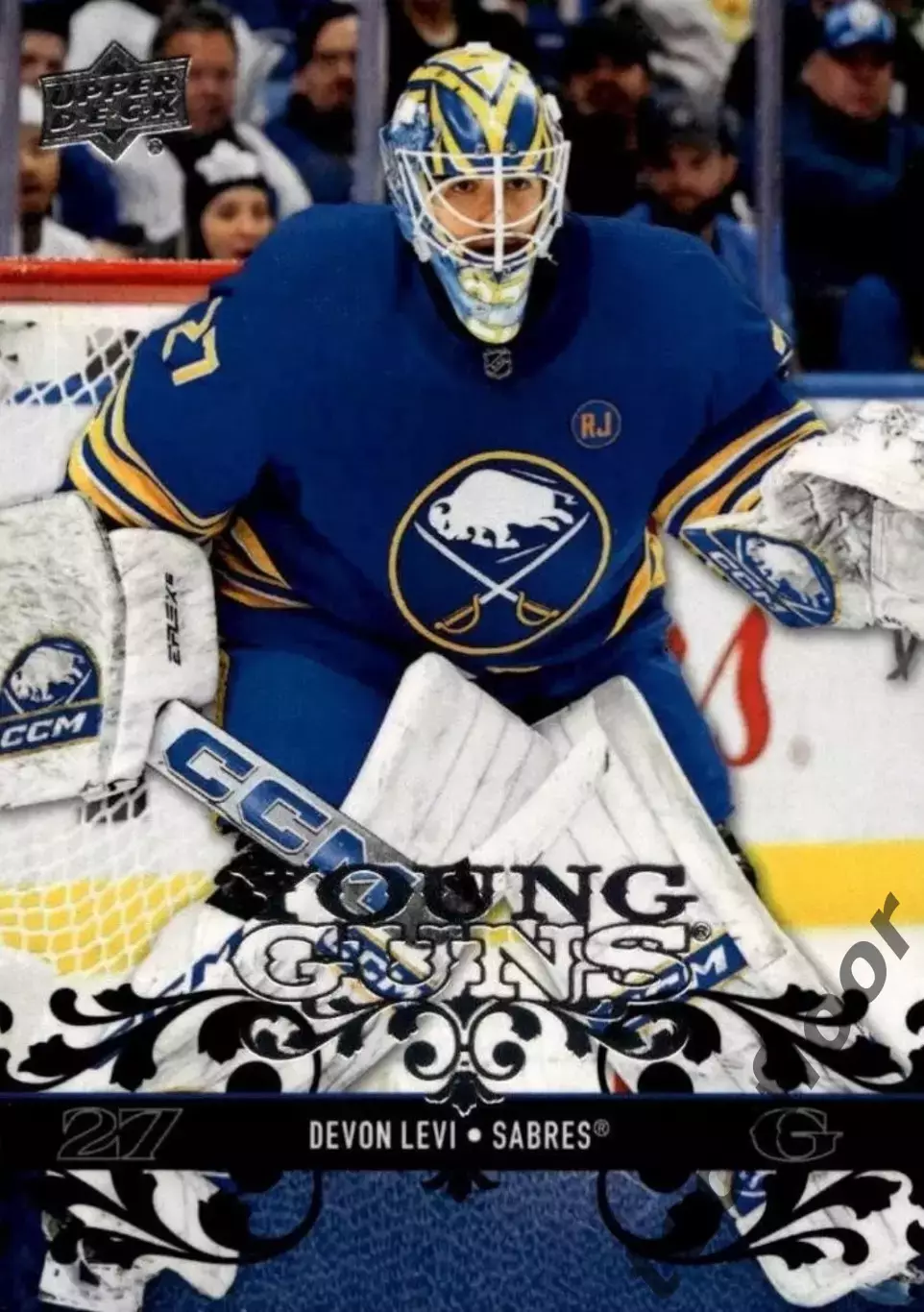 Карточка NHL Devon Levi Buffalo Sabres/ Девон Леви Баффало НХЛ