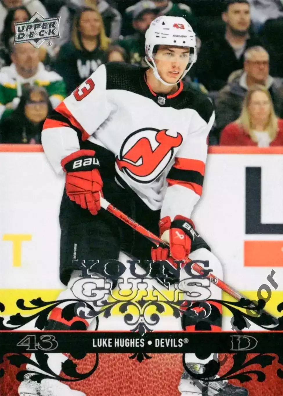 Карточка NHL Luke Hughes New Jersey Devils / Люк Хьюз Нью-Джерси НХЛ