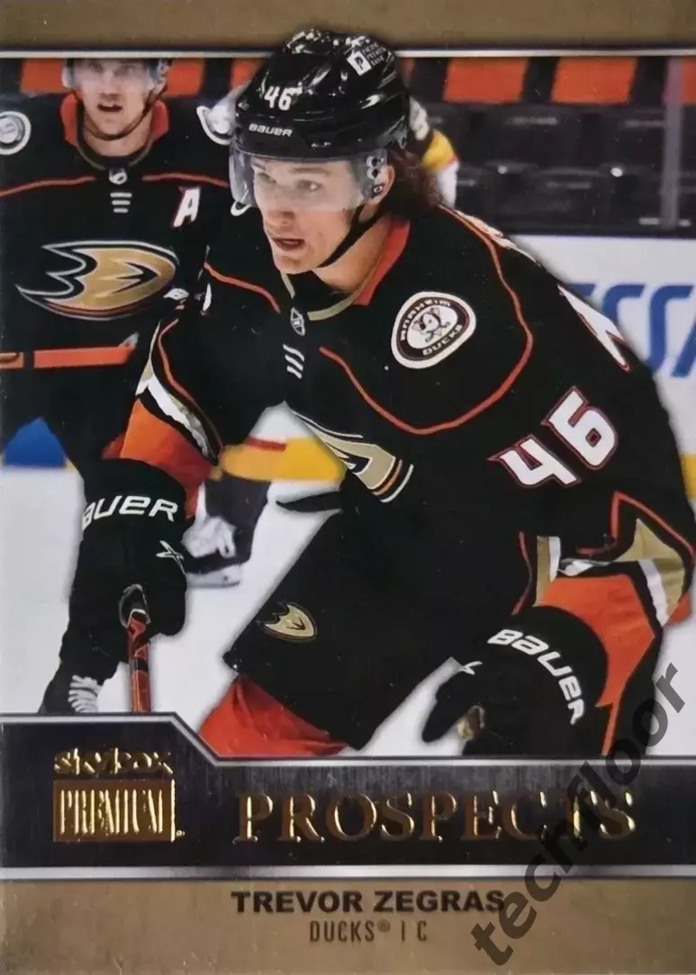 Карточка NHL Trevor Zegras Anaheim Ducks /Тревор Зеграс Анахайм НХЛ