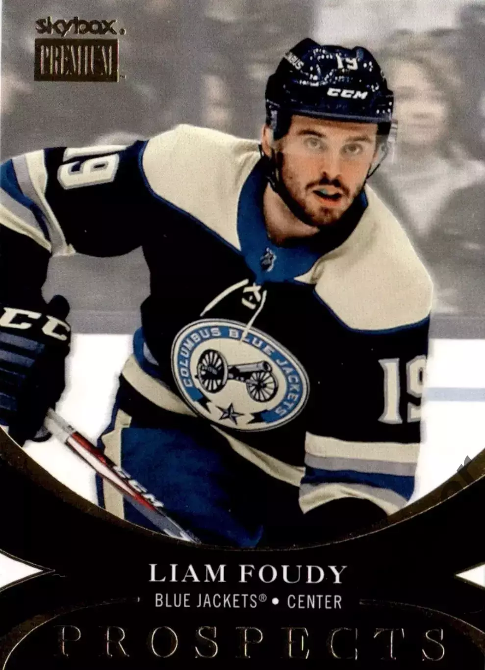 Карточка NHL Liam Foudy Columbus Blue Jackets/Лиам Фуди Коламбус НХЛ