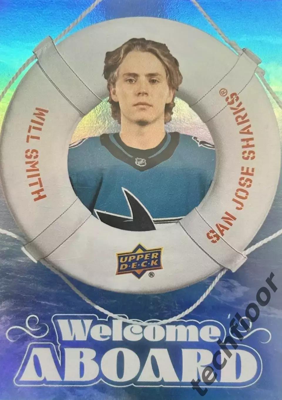 Карточка NHL Will Smith San Jose Sharks/ Уилл Смит Сан-Хосе НХЛ