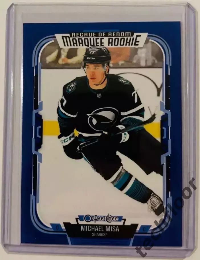 Карточка NHL Michael Misa San Jose Sharks /Майкл Миса Сан-Хосе НХЛ