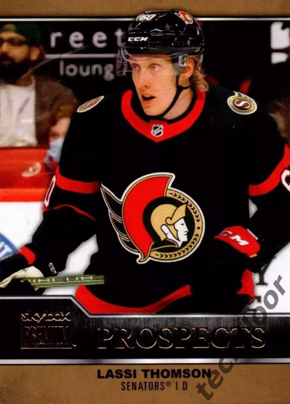 Карточка NHL Lassi Thomson Ottawa Senators/Ласси Томсон Оттава НХЛ