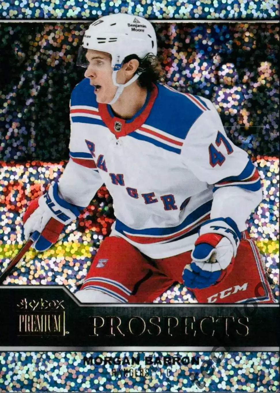 Карточка NHL Morgan Barron New York Rangers/Морган Баррон Рейнджерс НХЛ