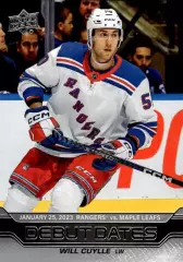 Карточка NHL Will Cuylle New York Rangers/Уилл Кайлле Рейнджерс НХЛ