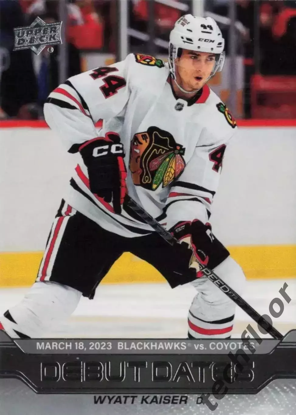 Карточка NHL Wyatt Kaiser Chicago Blackhawks/Уайатт Кайзер Чикаго НХЛ