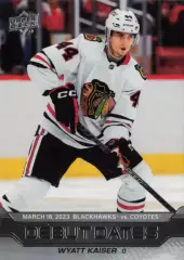 Карточка NHL Wyatt Kaiser Chicago Blackhawks/Уайатт Кайзер Чикаго НХЛ