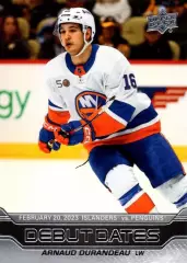 Карточка NHL Arnaud Durandeau New York Islanders/Арно Дюрандо Айлендерс НХЛ
