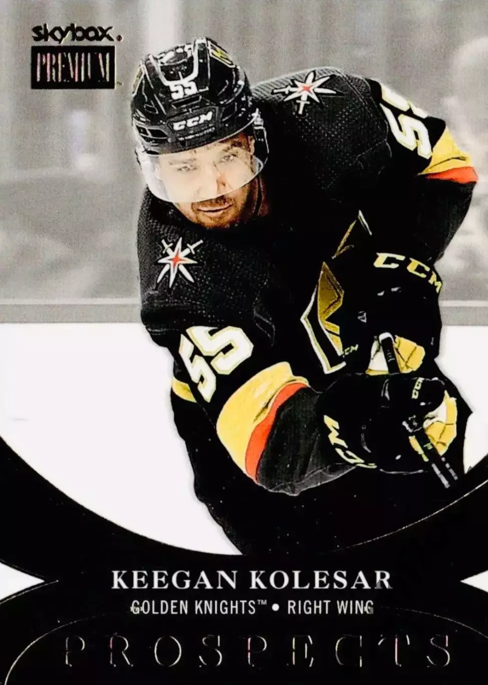 Карточка NHL Keegan Kolesar Vegas Golden Knights/Кигэн Колесар Вегас НХЛ
