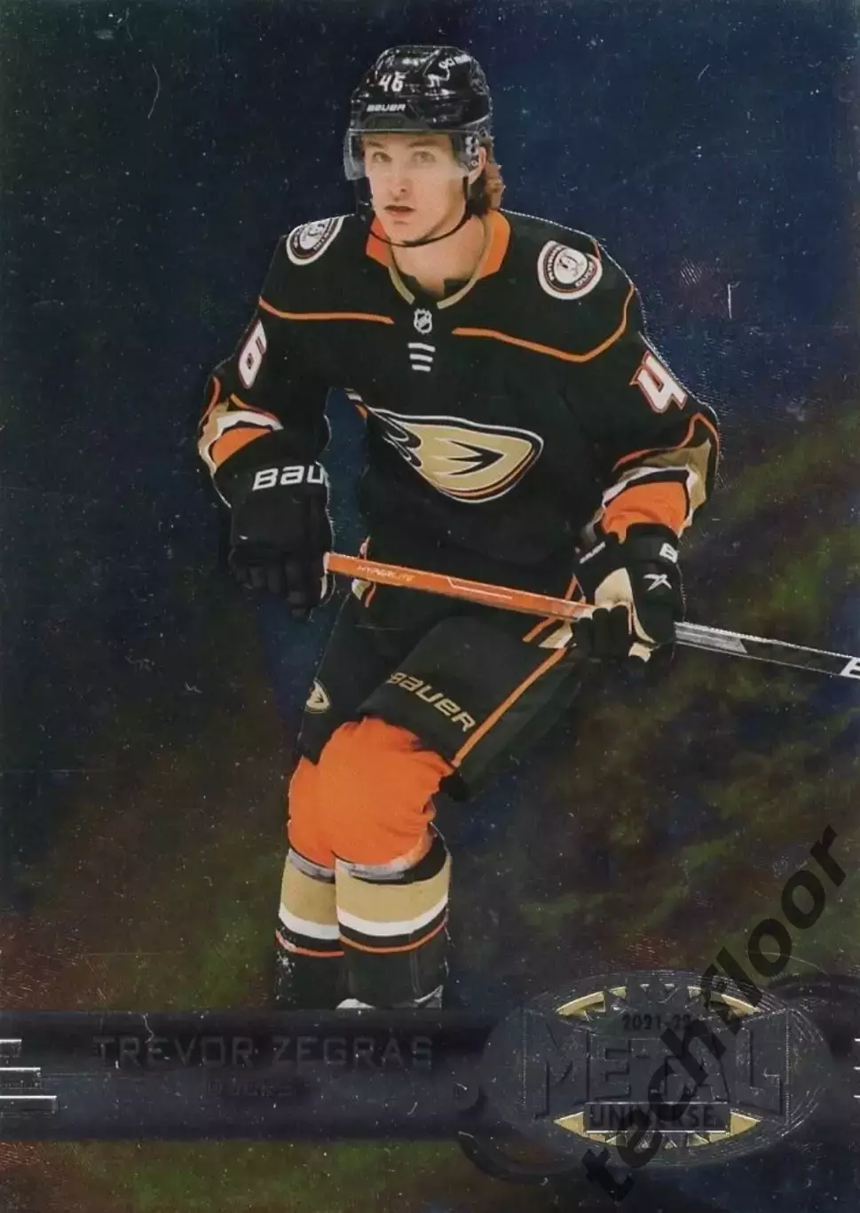 Карточка NHL Trevor Zegras Anaheim Ducks/ Тревор Зеграс Анахайм НХЛ