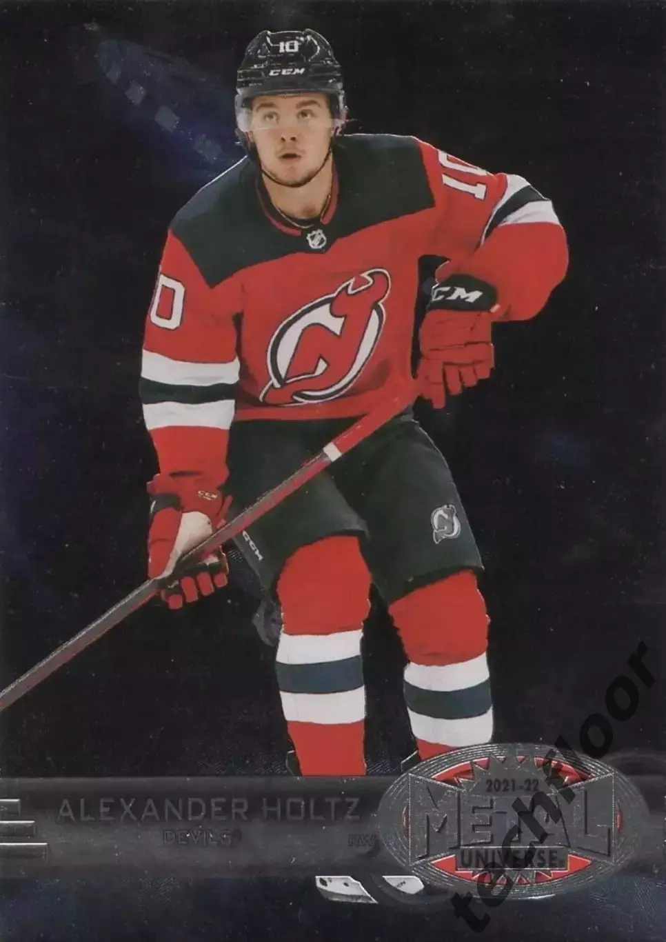Карточка NHL Alexander Holtz New Jersey Devils/ Александр Хольц Нью-Джерси НХЛ