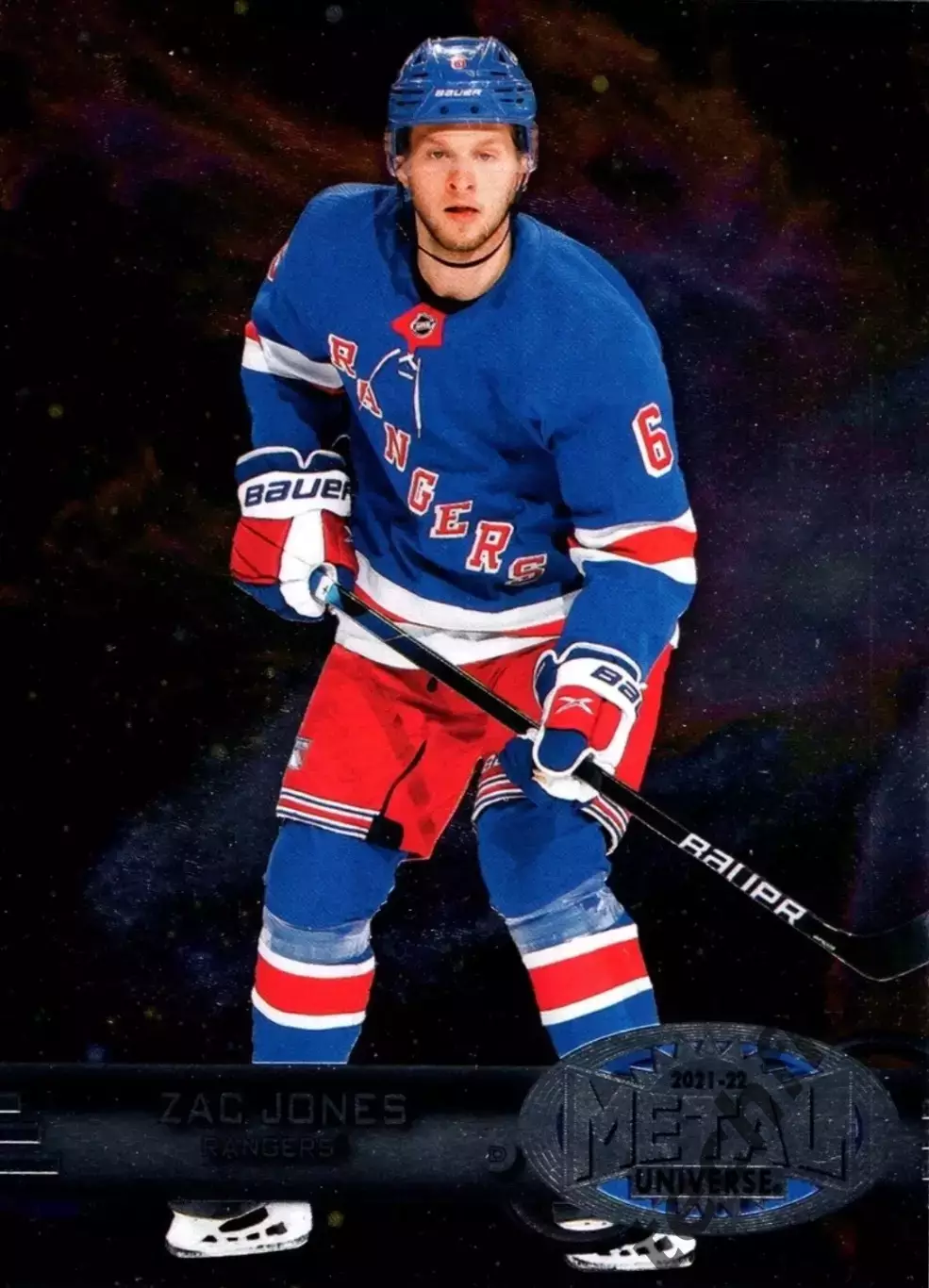 Карточка NHL Zac Jones New York Rangers/Зак Джонс Рейнджерс НХЛ