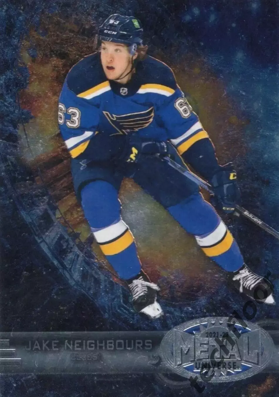 Карточка NHL Jake Neighbours St. Louis Blues / Джейк Нейборс Сент-Луис НХЛ