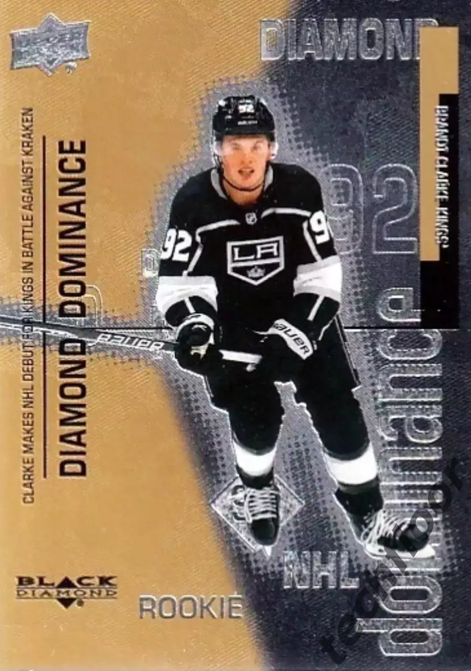 Карточка NHL Brandt Clarke LA Kings / Брандт Кларк Лос-Анджелес НХЛ