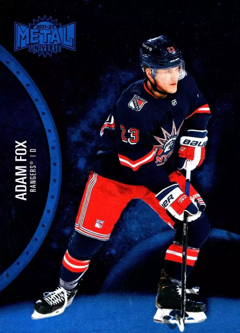 Карточка NHL Adam Fox New York Rangers /Адам Фокс Рейнджерс НХЛ