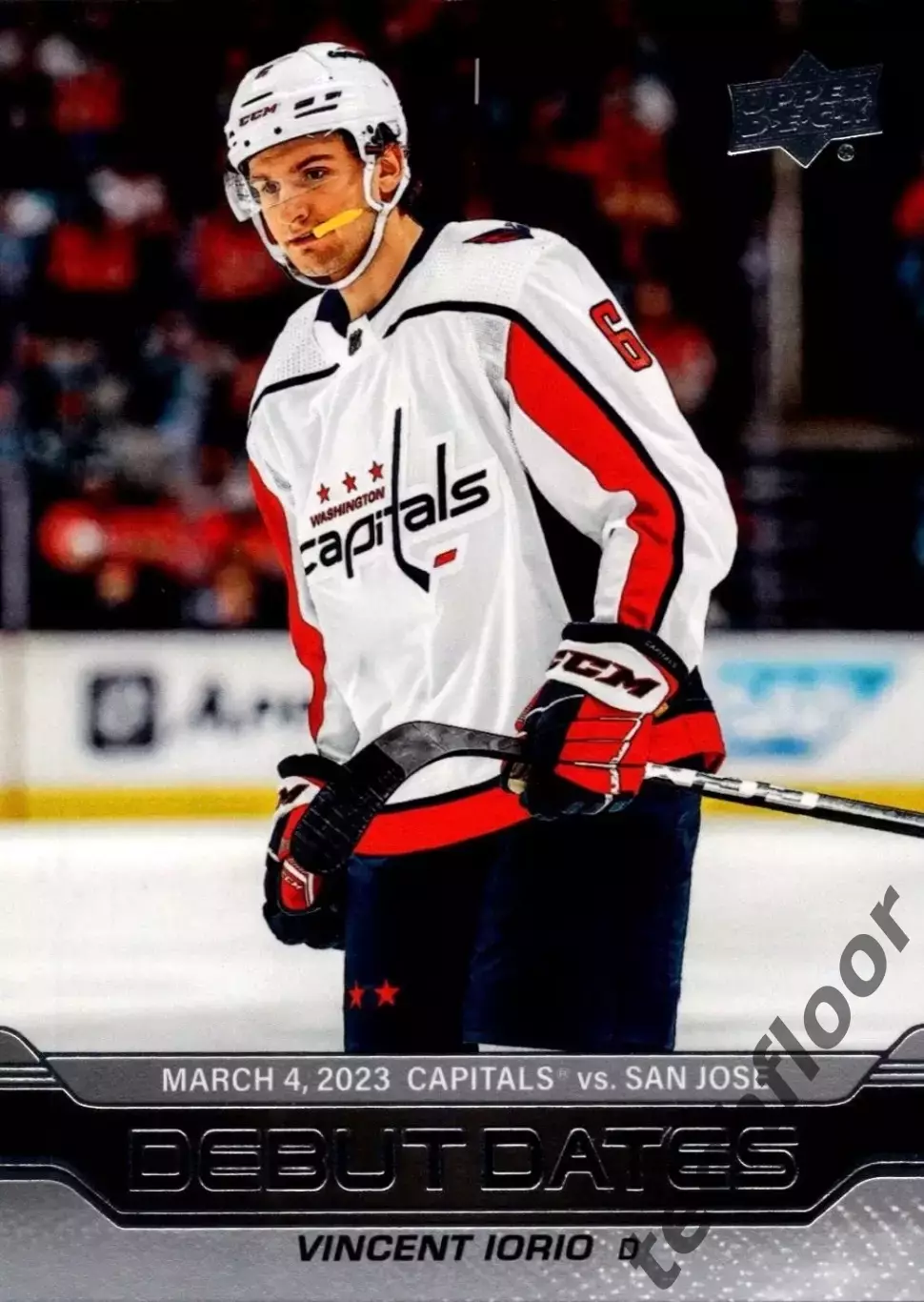 Карточка NHL Vincent Iorio Washington Capitals/Винсент Иорио Вашингтон НХЛ