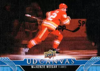 Карточка Canvas NHL MacKenzie Weegar Calgary Flames/Маккензи Уигер Калгари НХЛ