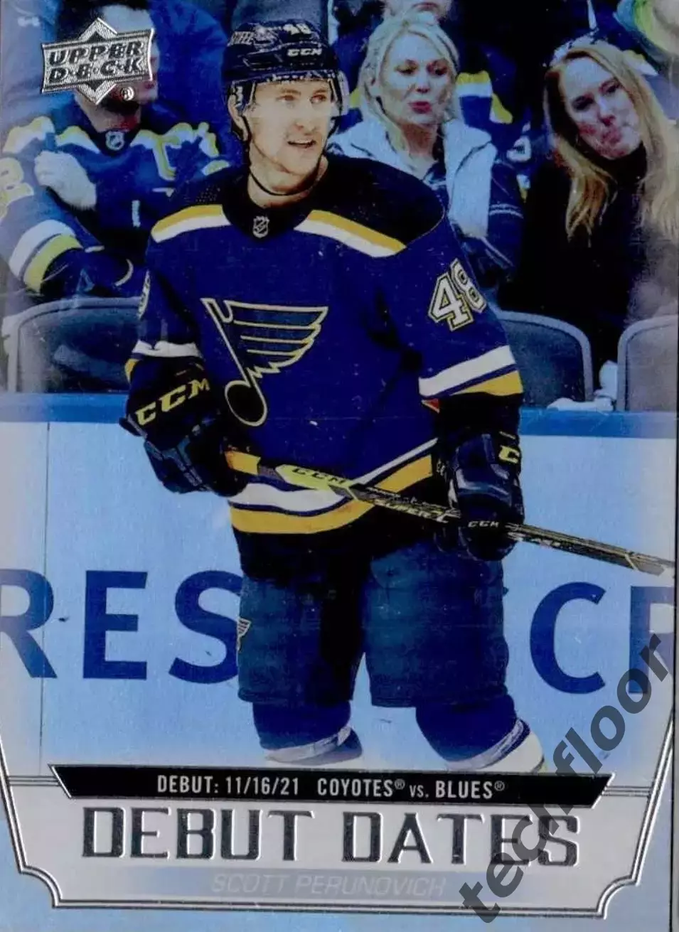Карточка NHL Scott Perunovich St. Louis Blues /Скотт Перунович Сент-Луис НХЛ