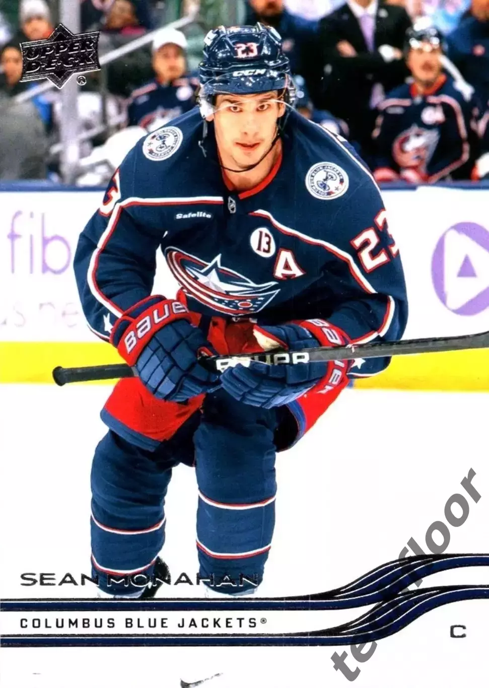 Карточка NHL Sean Monahan Columbus Blue Jackets/Шон Монахан Коламбус НХЛ