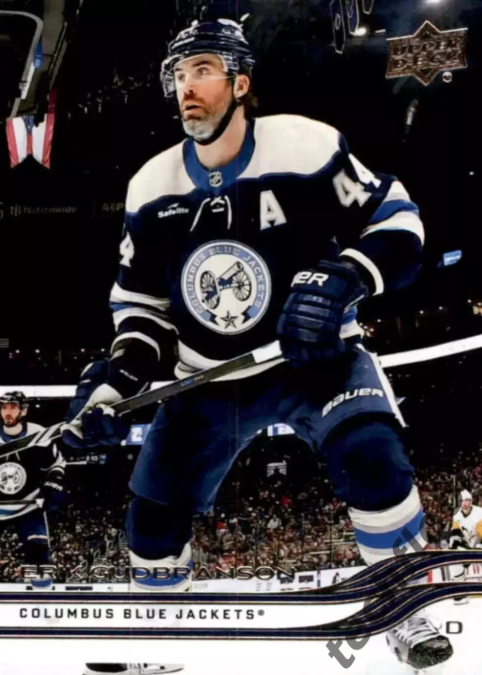 Карточка NHL Erik Gudbranson Columbus Blue Jackets/Эрик Гудбрансон Коламбус НХЛ