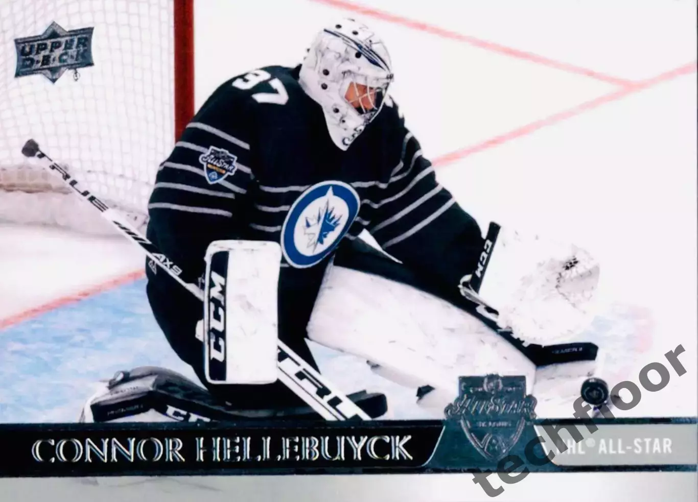 Карточка NHL Connor Hellebuyck Winnipeg Jets/ Коннор Хеллебайк Виннипег НХЛ