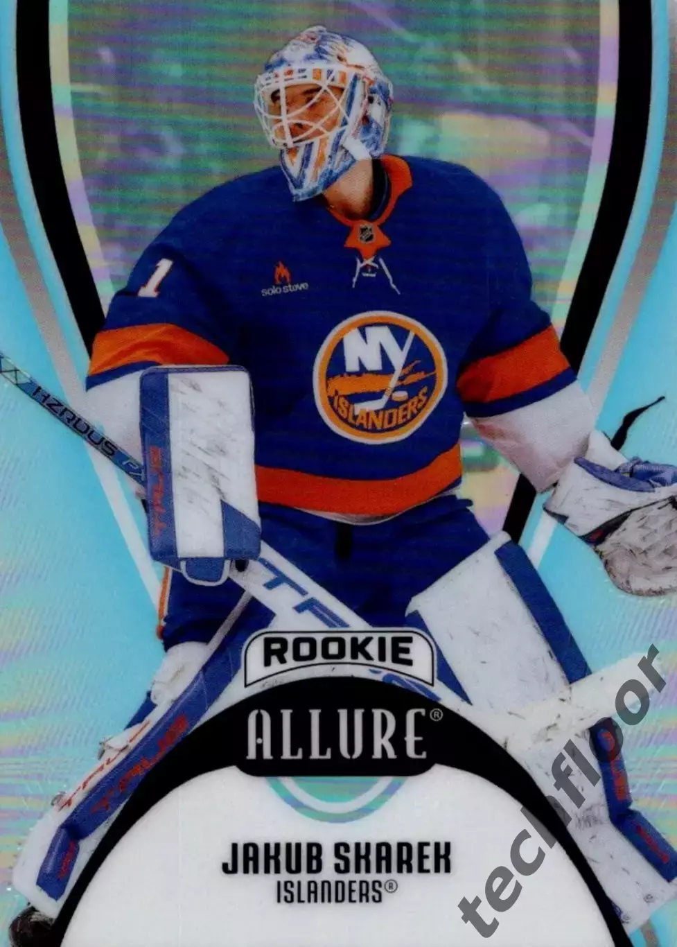 Карточка NHL Jakub Skarek New York Islanders/Якуб Шкарек Айлендерс НХЛ