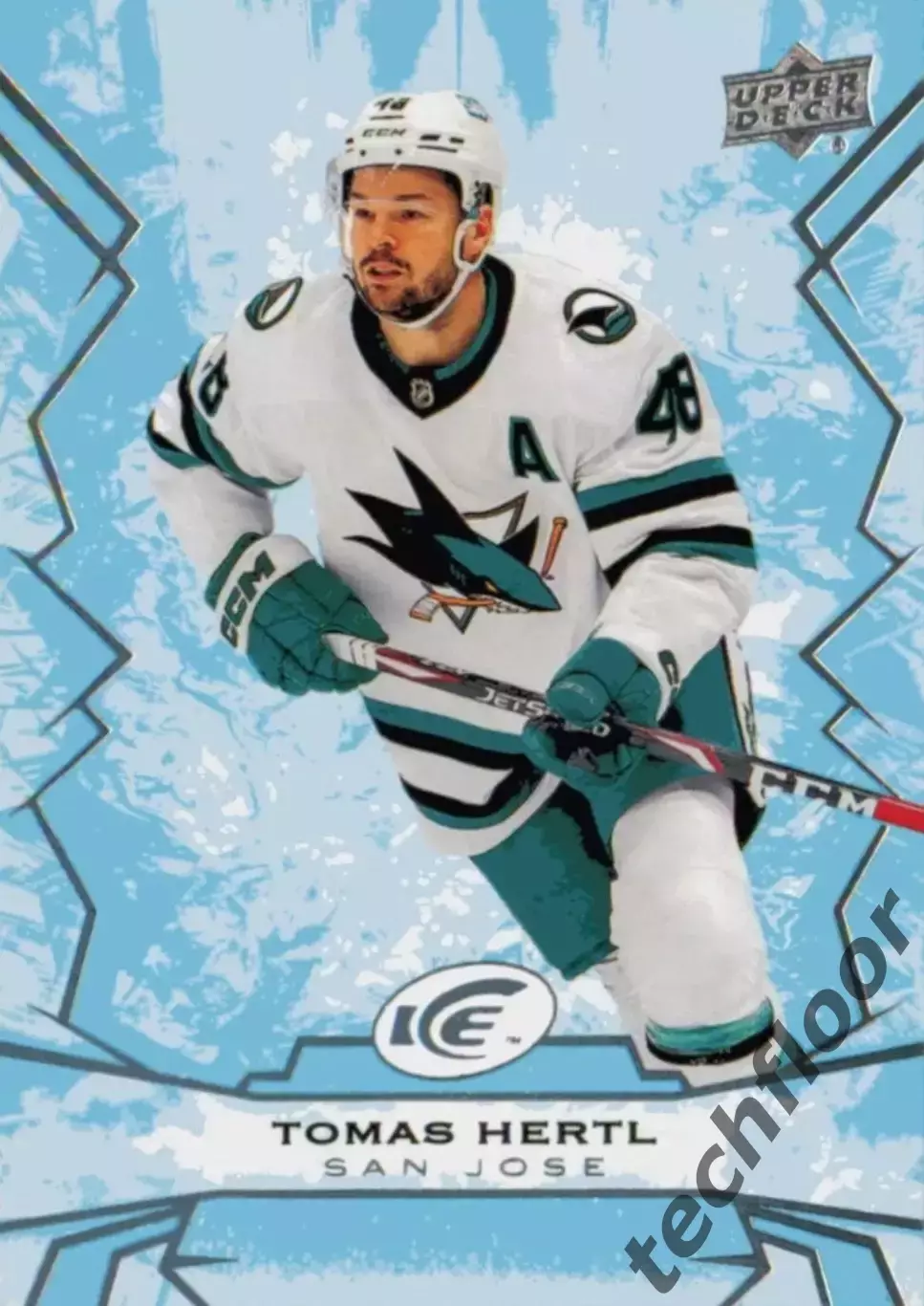 Карточка NHL Tomas Hertl San Jose Sharks/Томаш Гертл Сан-Хосе НХЛ