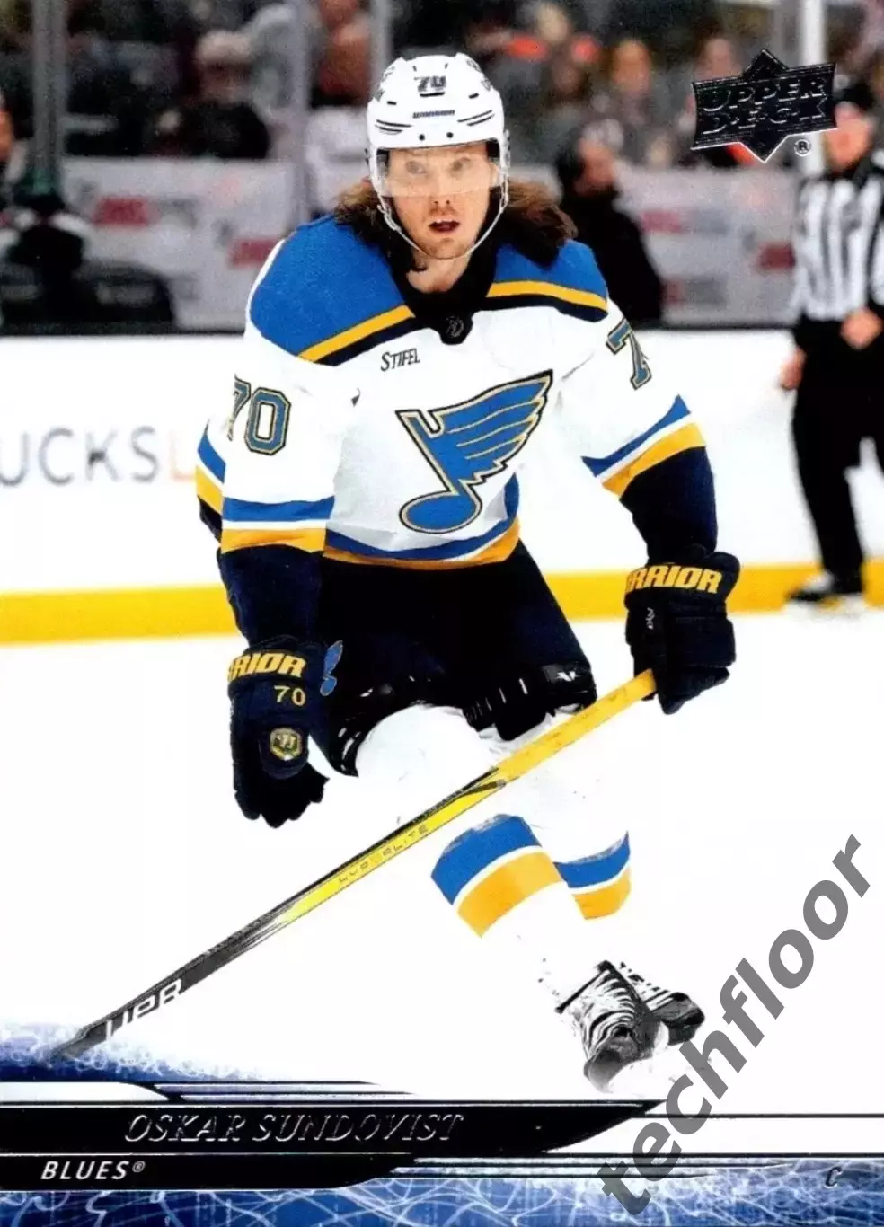 Карточка NHL Oskar Sundqvist St. Louis Blues/ Оскар Сундквист Сент-Луис НХЛ