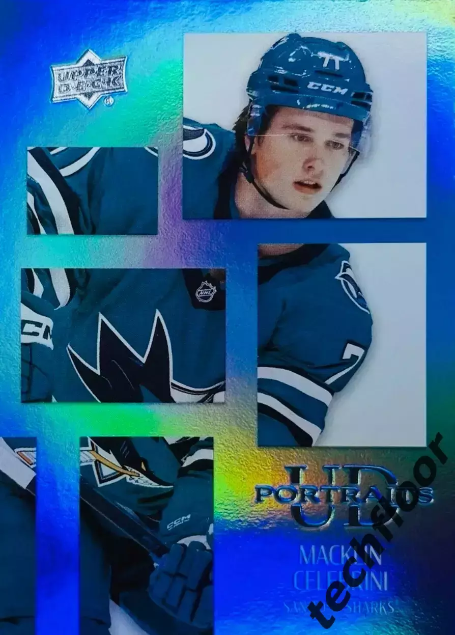Карточка NHL Macklin Celebrini San Jose Sharks/Маклин Селебрини Сан-Хосе НХЛ