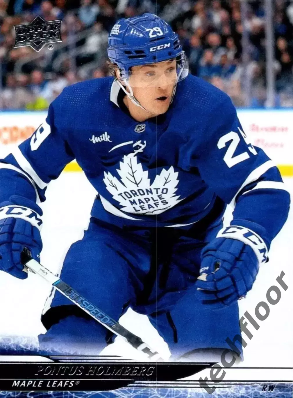Карточка NHL Pontus Holmberg Toronto Maple Leafs/ Понтус Холмберг Торонто НХЛ