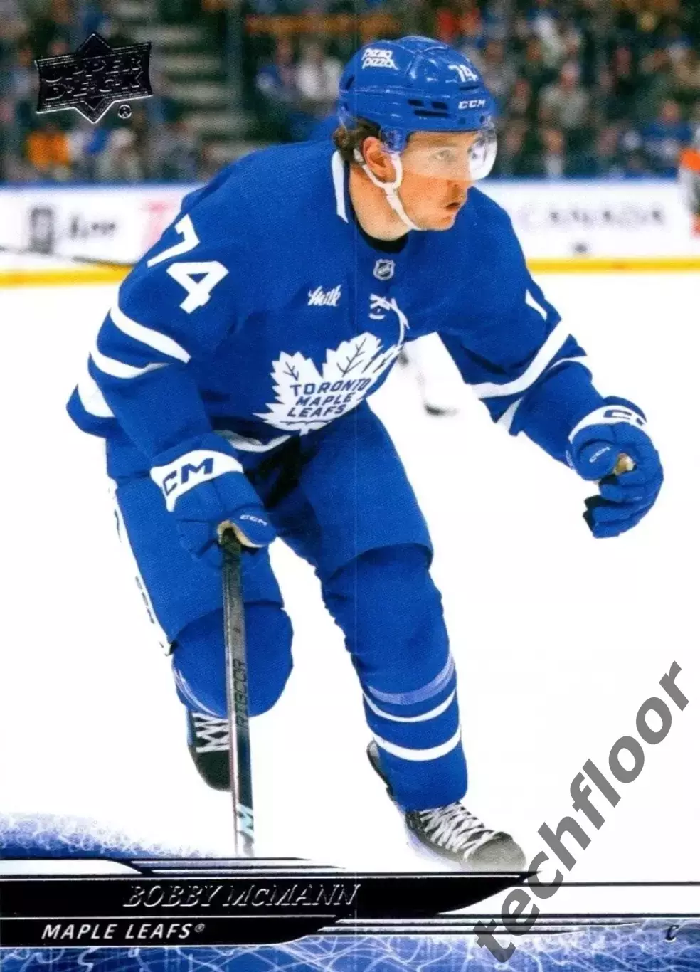 Карточка NHL Bobby McMann Toronto Maple Leafs/Бобби Макмэнн Торонто НХЛ