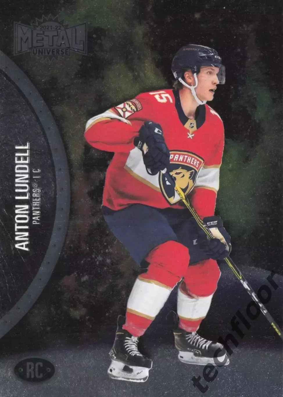 Карточка NHL Anton Lundell Florida Panthers /Антон Лунделль Флорида НХЛ