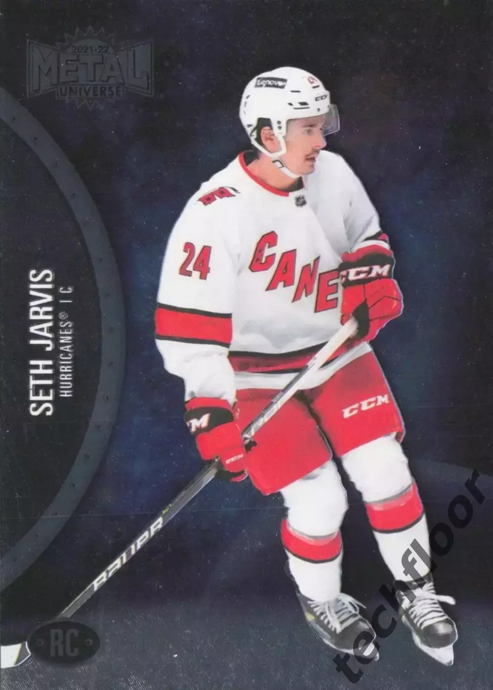 Карточка NHL Seth Jarvis Carolina Hurricanes / Сет Джарвис Каролина НХЛ