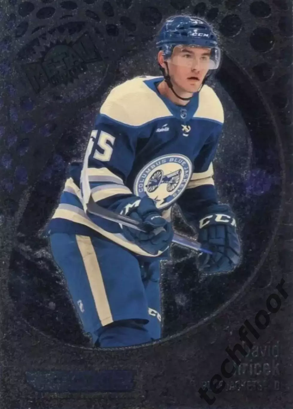Карточка NHL David Jiricek Columbus Blue Jackets/Давид Иржичек Коламбус НХЛ