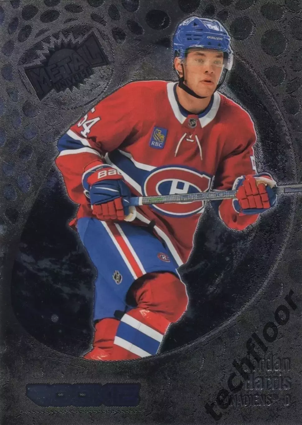 Карточка NHL Jordan Harris Montreal Canadiens/Джордан Харрис Монреаль НХЛ