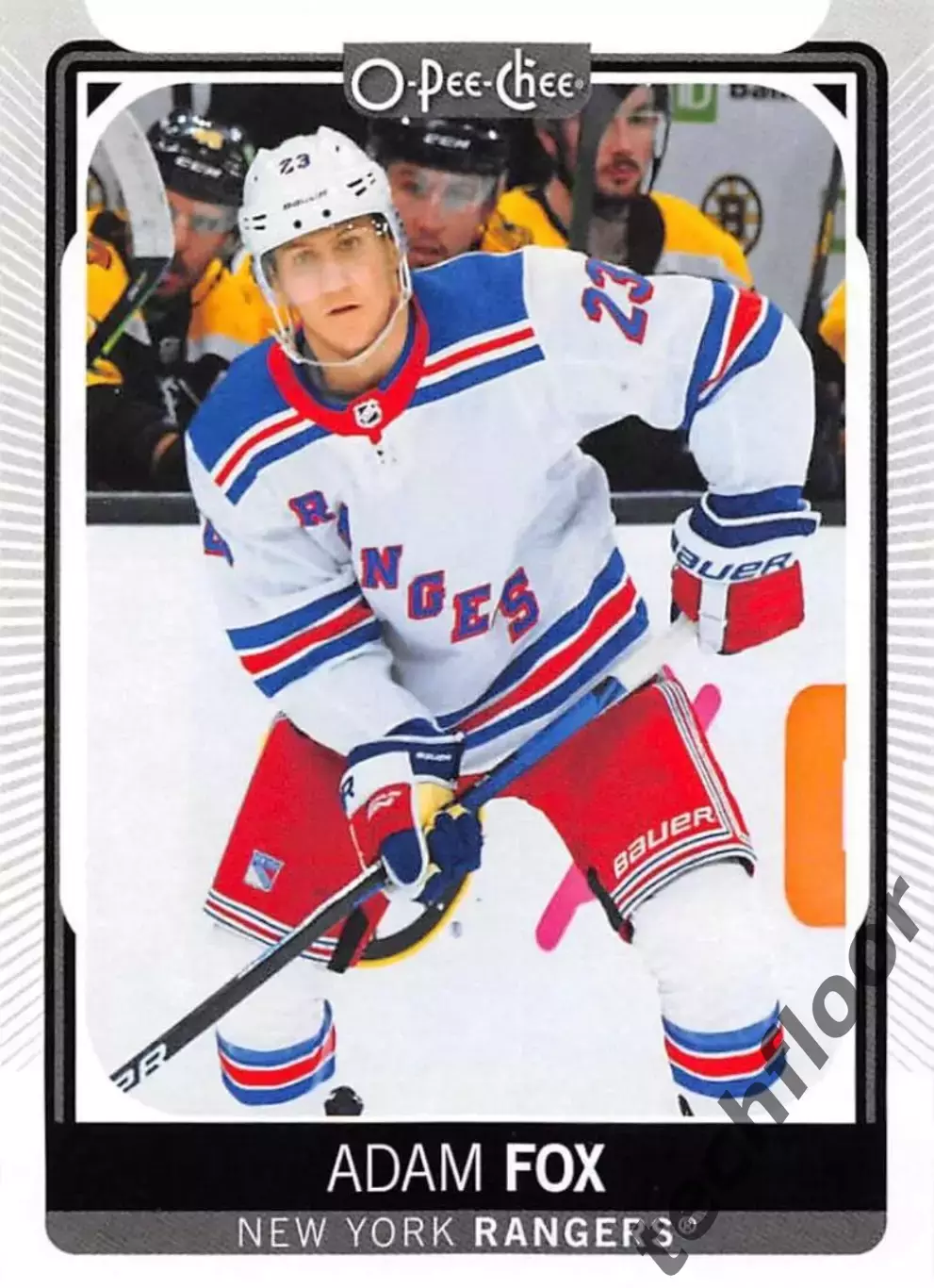 Карточка NHL Adam Fox New York Rangers /Адам Фокс Рейнджерс НХЛ