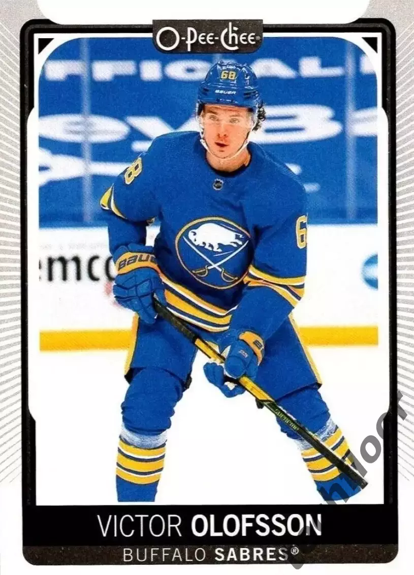 Карточка NHL Victor Olofsson Buffalo Sabres/ Виктор Олофссон Баффало НХЛ