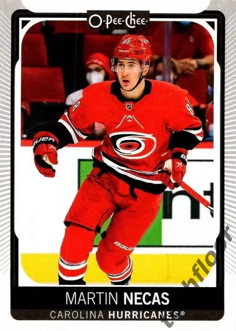 Карточка NHL Martin Necas Carolina Hurricanes/ Мартин Нечас Каролина НХЛ